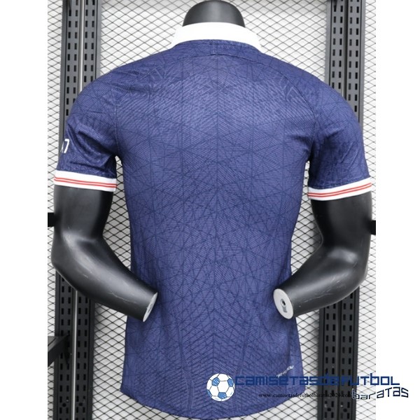 Nike Tailandia Especial Jugadores Camiseta Paris Saint Germain Equipación 2023 2024 Azul Rojo - Image 2