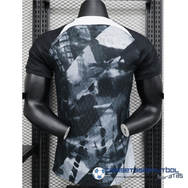 Nike Tailandia Especial Jugadores Camiseta Paris Saint Germain Equipación 2023 2024 Gris Negro - Image 2