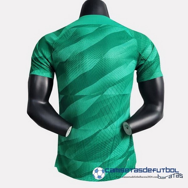 Nike Tailandia Portero Jugadores Camiseta Paris Saint Germain Equipación 2023 2024 Verde - Image 2