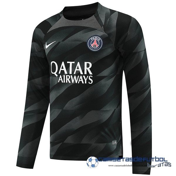 Nike Tailandia Portero Manga Larga Paris Saint Germain Equipación 2023 2024 Negro