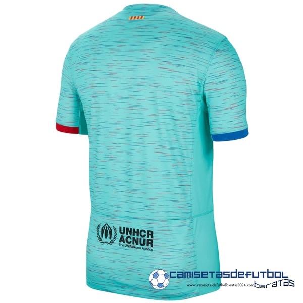 Nike Tailandia Tercera Camiseta Barcelona Equipación 2023 2024 Azul Verde - Image 2