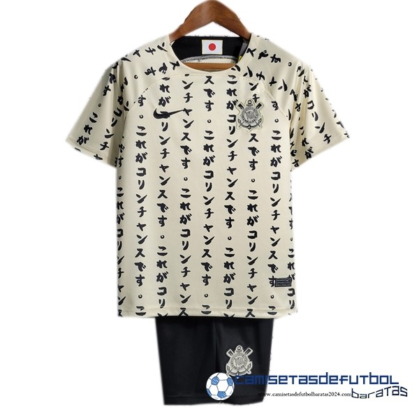 Nike Tercera Conjunto De Niños Corinthians Paulista 2022 Equipación 2023 Amarillo