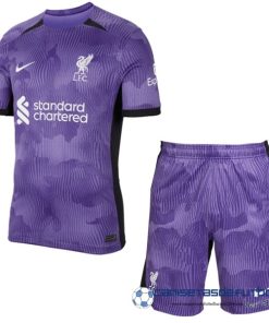 Nike Tercera Conjunto De Niños Liverpool  Equipación 2023 2024 Purpura