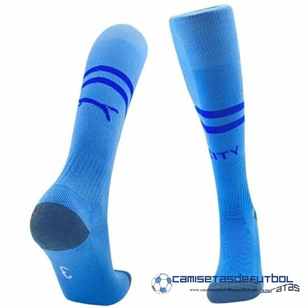 PUMA Casa Calcetines Niños Manchester City  Equipación 2023 2024 Azul