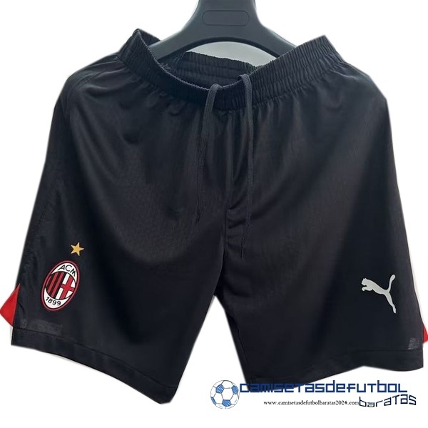 PUMA Casa Jugadores Pantalones AC Milan Equipación 2023 2024 Negro