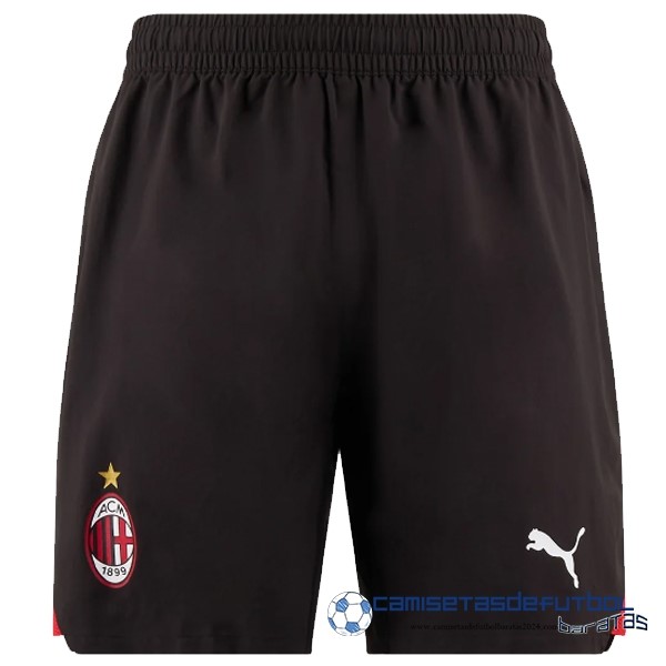PUMA Casa Pantalones AC Milan Equipación 2023 2024 Negro