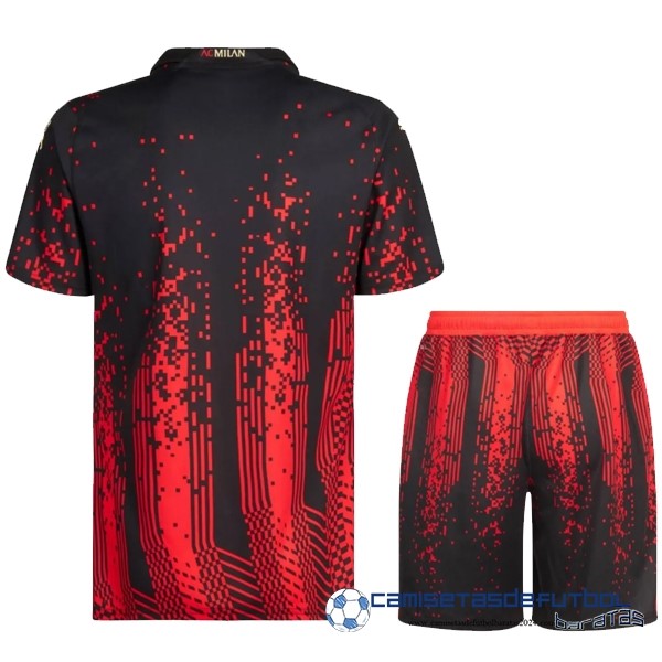 PUMA Cuarta Conjunto De Niños AC Milan 2022 Equipación 2023 Rojo - Image 2