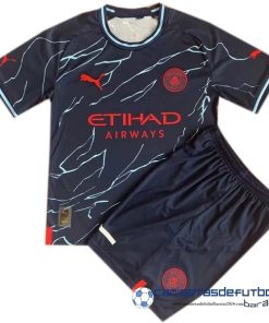 PUMA Especial Conjunto De Niños Manchester City Equipación 2023 2024 Azul Marino