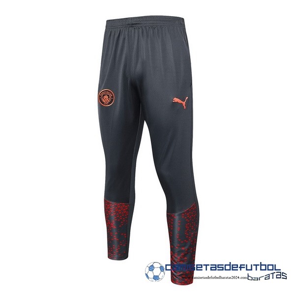 PUMA Pantalones Deportivos Manchester City Equipación 2023 2024 Gris Rojo