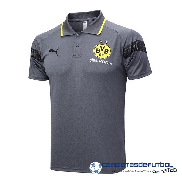 PUMA Polo Borussia Dortmund Equipación 2023 2024 Gris