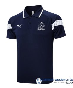 PUMA Polo Marsella 2022  Equipación 2023 Azul Marino Blanco