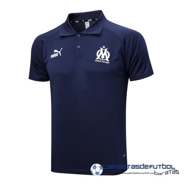 PUMA Polo Marsella Equipación 2023 2024 Azul Marino