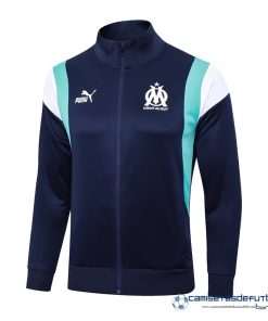 PUMA Ropa Deportiva Con Cremallera Larga Marsella Equipación 2023 2024 Azul Marino Blanco