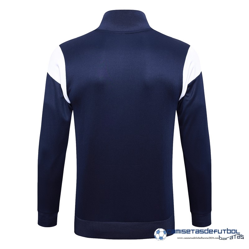 PUMA Ropa Deportiva Con Cremallera Larga Marsella Equipación 2023 2024 Azul Marino Blanco - Image 2