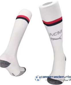 PUMA Segunda Calcetines AC Milan  Equipación 2023 2024 Blanco
