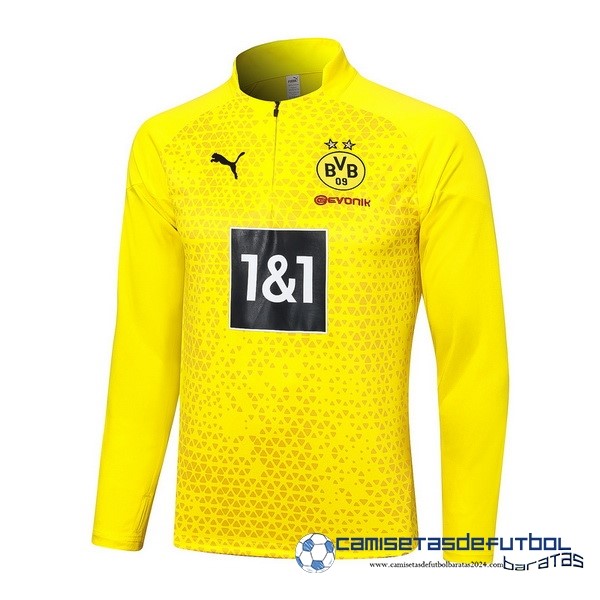 PUMA Sudadera Entrenamiento Borussia Dortmund Equipación 2023 2024 Amarillo I Negro