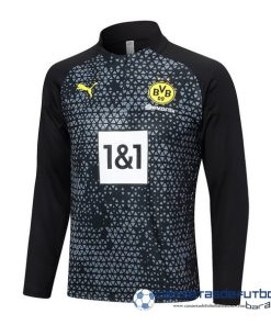 PUMA Sudadera Entrenamiento Borussia Dortmund Equipación 2023 2024 Gris Negro