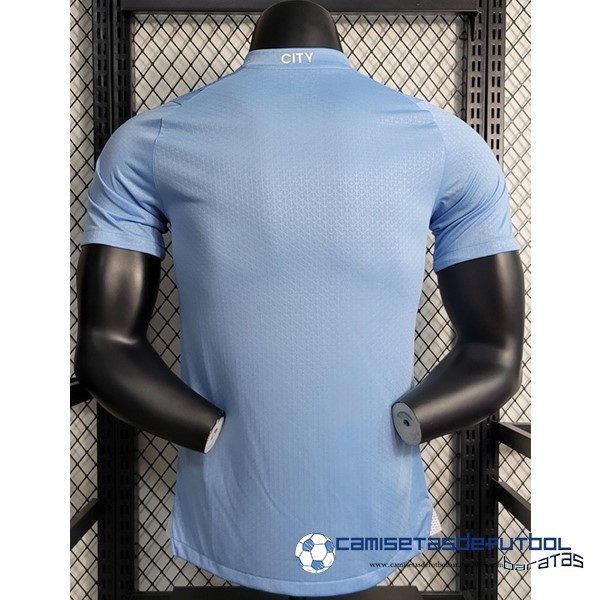 PUMA Tailandia Casa Jugadores Camiseta Manchester City Equipación 2023 2024 Azul - Image 2