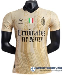 PUMA Tailandia Especial Jugadores Camiseta AC Milan Equipación 2023 2024 Amarillo