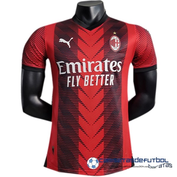 PUMA Tailandia Jugadores Concepto Casa Camiseta AC Milan  Equipación 2023 2024 Rojo
