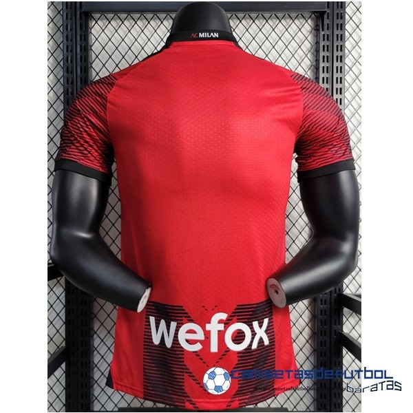 PUMA Tailandia Jugadores Concepto Casa Camiseta AC Milan  Equipación 2023 2024 Rojo - Image 2