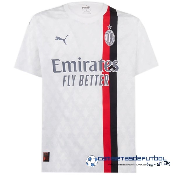 PUMA Tailandia Segunda Camiseta AC Milan Equipación 2023 2024 Blanco