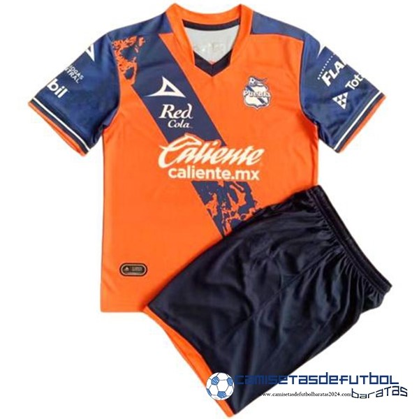 Pirma Segunda Conjunto De Niños Puebla 2022  Equipación 2023 Naranja
