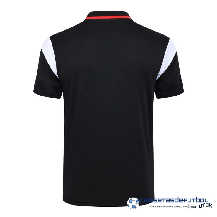 Polo AC Milan Equipación 2023 2024 Negro Rojo Blanco - Image 2