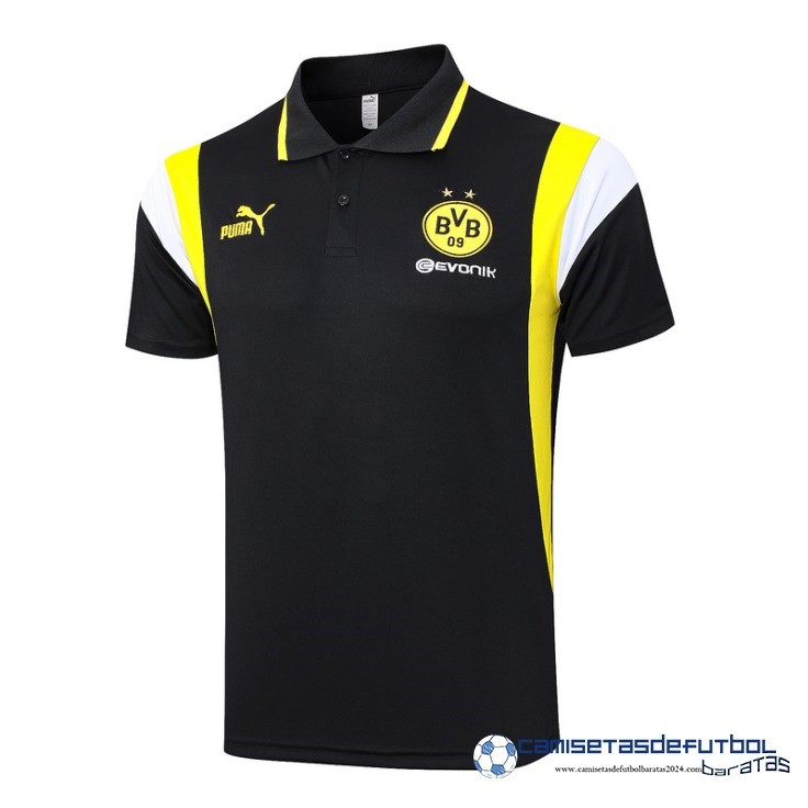 Polo Borussia Dortmund Equipación 2023 2024 Negro Amarillo