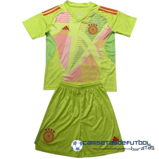 Portero Conjunto De Hombre Alemania Equipación 2024 Amarillo