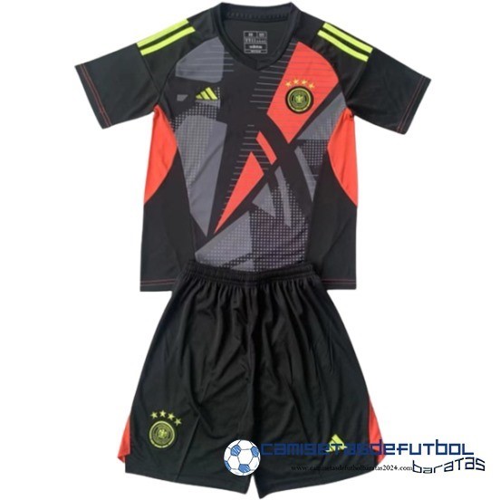Portero Conjunto De Hombre Alemania Equipación 2024 Negro