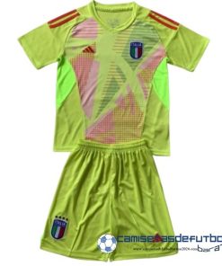 Portero Conjunto De Hombre Italia Equipación 2024 Amarillo