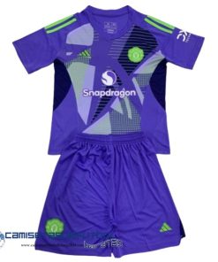Portero Conjunto De Hombre Manchester United Equipación 2024 2025 Purpura