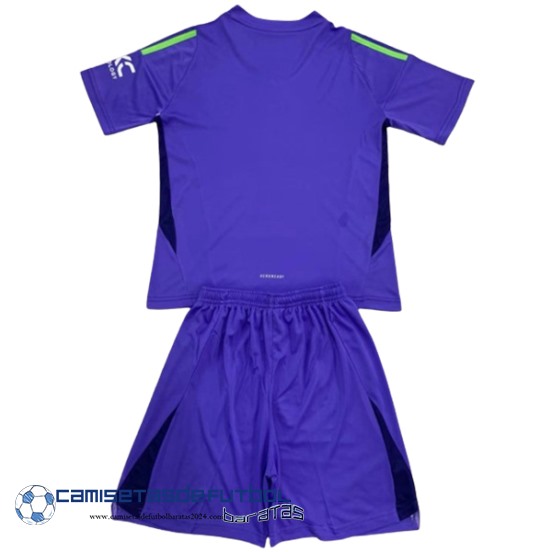 Portero Conjunto De Hombre Manchester United Equipación 2024 2025 Purpura - Image 2