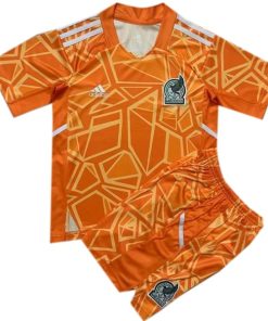 Portero Conjunto De Hombre México 2022 Naranja