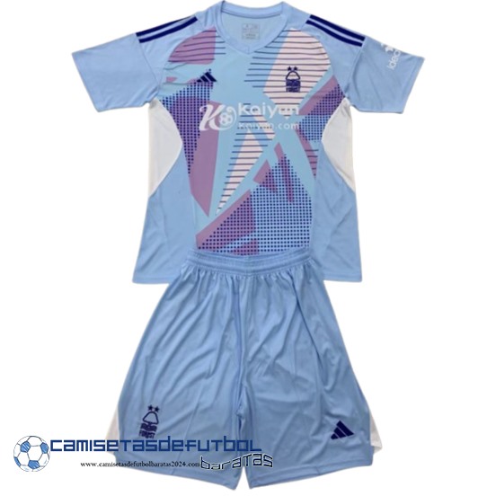 Portero Conjunto De Hombre Nottingham Forest Equipación 2024 2025 Azul