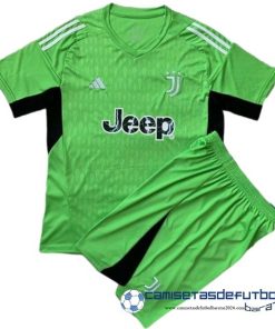 Portero Conjunto De Juventus Niños Equipación 2023 2024 Verde