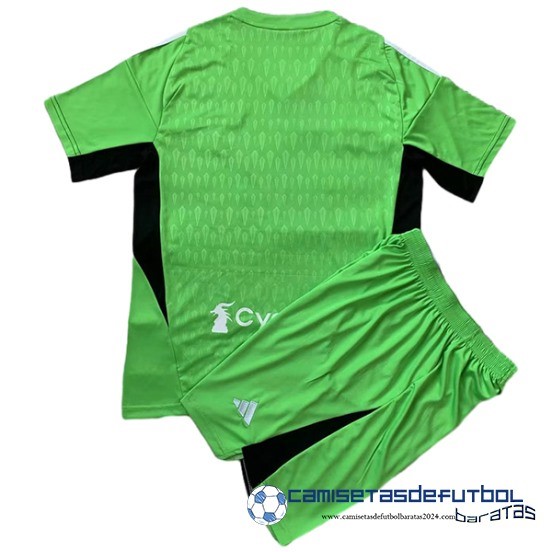 Portero Conjunto De Juventus Niños Equipación 2023 2024 Verde - Image 2