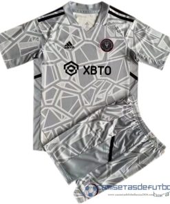 Portero Conjunto De Niños Inter Miami Equipación 2022 2023 Gris