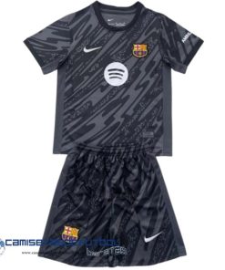 Portero Conjunto De Niños Barcelona Equipación 2024 2025 Negro