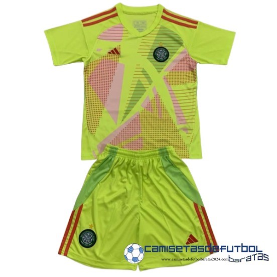 Portero Conjunto De Niños Celtic Equipación 2024 2025 Amarillo