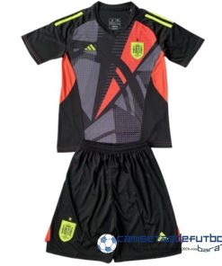Portero Conjunto De Niños España Equipación 2024 Negro