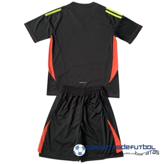 Portero Conjunto De Niños España Equipación 2024 Negro - Image 2