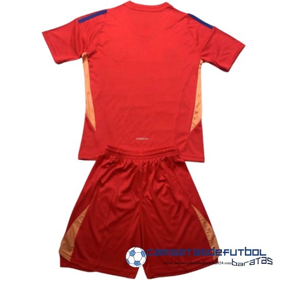 Portero Conjunto De Niños Italia Equipación 2024 Rojo - Image 2