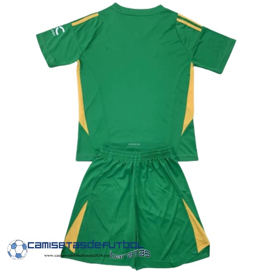Portero Conjunto De Niños Manchester United Equipación 2024 2025 Verde - Image 2