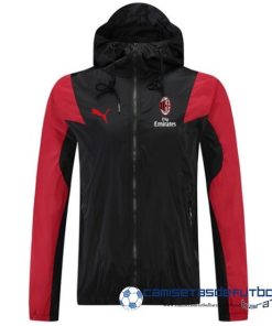 Rompevientos AC Milan Equipación 2023 2024 Negro Rojo