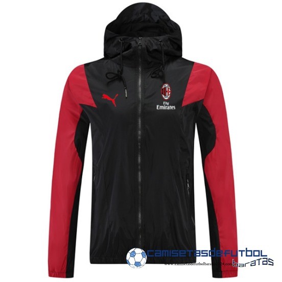 Rompevientos AC Milan Equipación 2023 2024 Negro Rojo