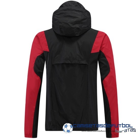 Rompevientos AC Milan Equipación 2023 2024 Negro Rojo - Image 2