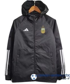 Rompevientos Argentina Equipación 2023 Negro I Blanco