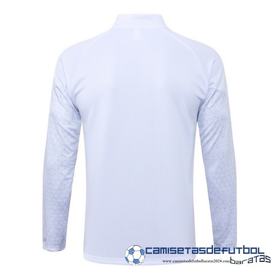 Ropa Deportiva Con Cremallera Larga AC Milan Equipación 2023 2024 Blanco - Image 2